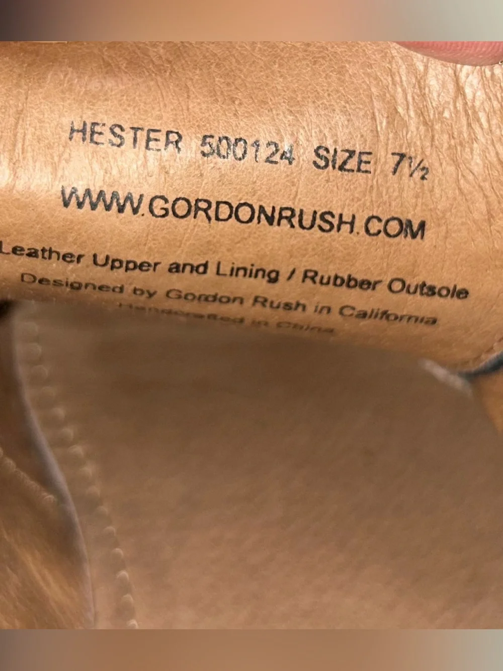 Gordon Rush Mens Black Hester 500124 Dress Shoes Size 7.5